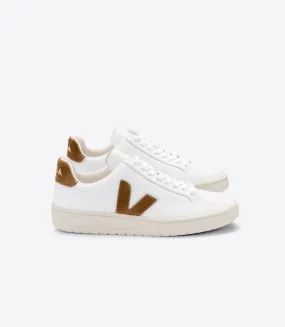 Veja Men's V-12 Camel Extra White Leather Sneaker