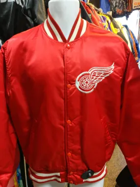 Vintage 80s DETROIT RED WINGS NHL Starter Nylon Jacket L