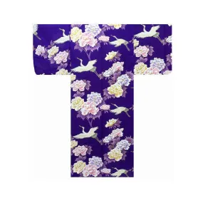 Women's Yukata: Crane & Peony